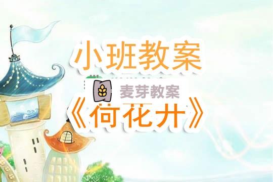幼兒園小班教案《荷花開》