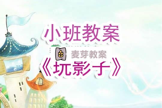 幼兒園小班教案《玩影子》含反思